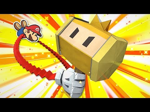 Paper Mario The Origami King - All Boss Finisher KO Animations