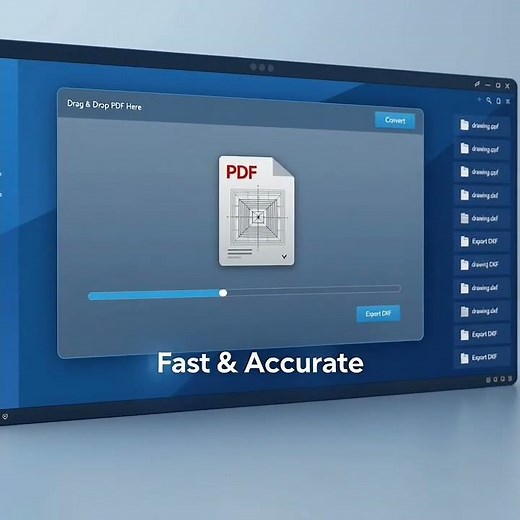 Convert PDF to DXF High Quality