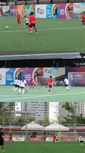With just a few days left before the Barca Academy World Cup 2025, our team had the incredible opportunity to sharpen our game through a friendly match against Swordfish FC. Thank you, Swordfish FC, for the great game and sportsmanship! ⚽🔵🔴 | Barça Academy Manila