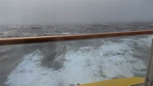 Huge 'rogue wave' knocks out ships power during cruise in stomach-churning footage