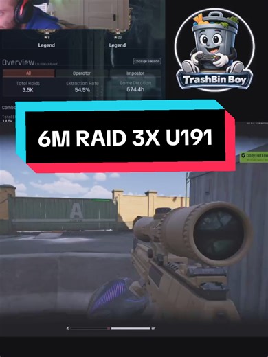 6m raid to start the day, this was lockdown btw #abi #arenabreakoutglobal #arenabreakoutinfinite #arenabreakoutpc #fyp