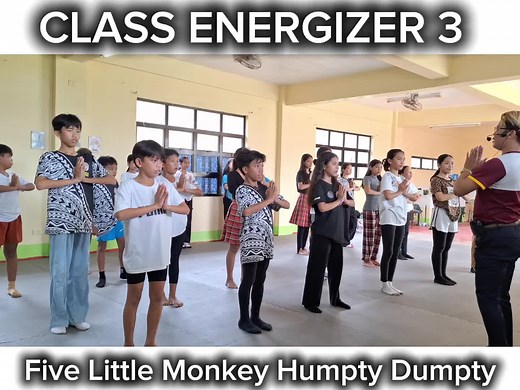 Class Energizer 3 | Five Little Monkey Humpty Dumpty Dance