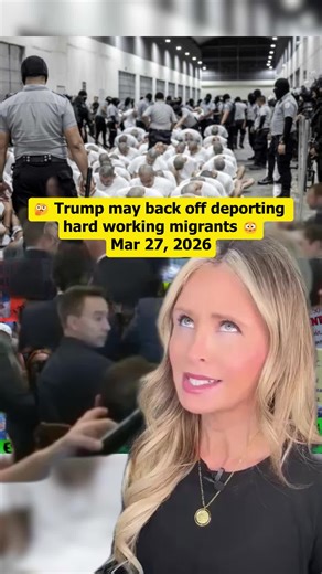 🤔 Trump may back off deporting hard working migrants 😳 #immigration #ice #trump #politics #usa