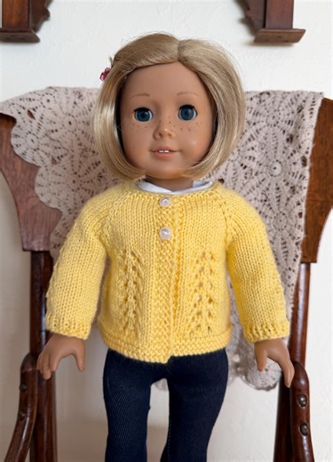 18 Inch Doll Clothes: Yellow Sweater - Etsy