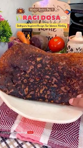 Sadhguru Inspired Ragi Dosa Recipe | Healthy Women’s Breakfast #ragi #fingermillet #Sadhguru #millet