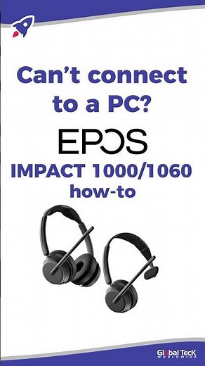 How to connect the EPOS Impact Headset to your PC? #shorts #howto
