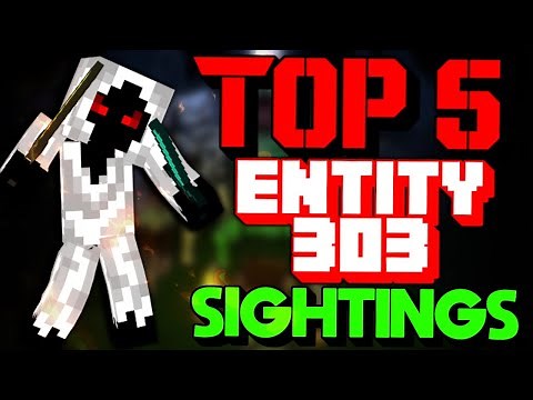 Top 5 Entity 303 Sightings in Minecraft (Scary) || 2021 😰|| Found Entity 303
