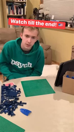 American Flag made from Legos! 🇺🇸 #reels #america #flag #lego #4thofJuly #usa "🎬 This video was produced by Network Media and Benson Bros" | Play Together Stay Together
