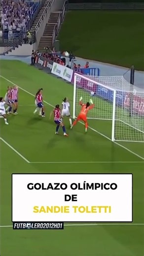 Golazo olímpico de Sandie Toletti #realmadridfemenino #futbol #gololimpico