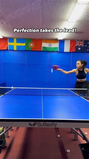 1.1K views | Training like a champion #pingpong #tabletennis #乒乓球 #탁구 #pingponggirl #sports #champion #howto | Becca | Facebook