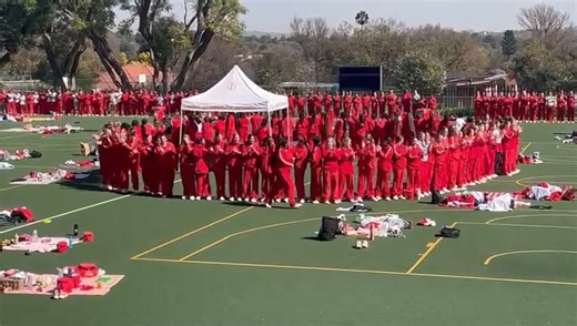 The whole school singing "Oh When The Saints" at the Patronal picnic. Happy 137th birthday, St Mary’s! | St Mary's School, Waverley