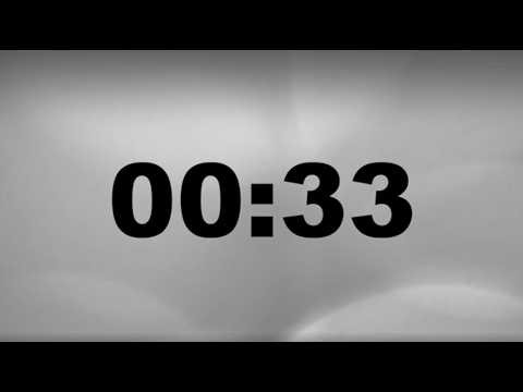 33 Second Timer with Alarm | Simple Countdown (Full Screen) – ClockUnit