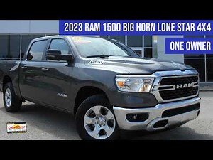 One Owner 2023 RAM 1500 Big Horn Lone Star 4x4 at Lakeshore in Montague