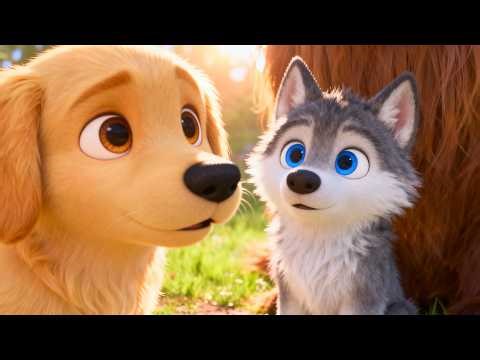 Can you howl AWOOO with the wolf? 🐺🎵 | Maggie the Border Collie