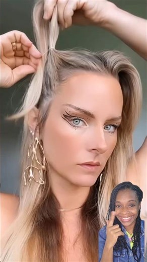 Cómo hacer un bello peinado #hairstyle #curlyhair #peinados