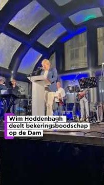 Wim Hoddenbagh shared about his love for the people and the land of Israel at Dam Square tonight.🇮🇱
