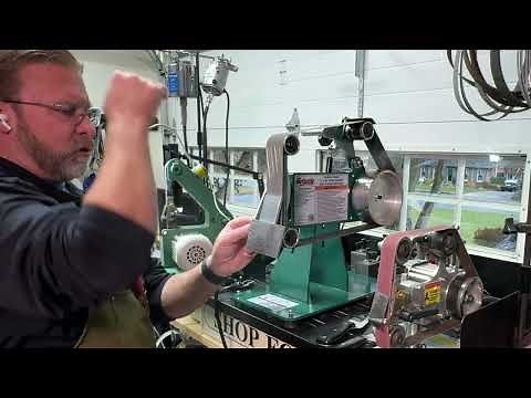 Unleashing the sharpening potential of the Grizzly 2x42 Knife Maker Belt Sander Grinder Part 2