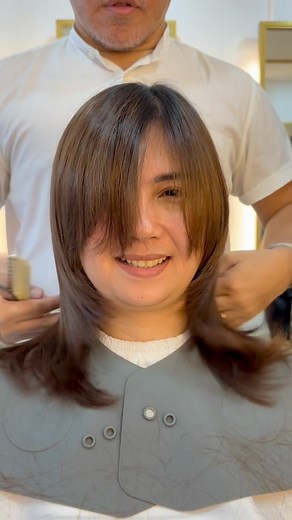 No Layers? Drop us by we can define your haircut by our Branding Stylist. ✂️✔️ #layers #curtainbangs #haircut #hecktorsalon | HECKTOR’S SALON