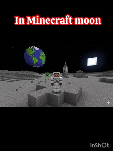 how to go in Minecraft moon 🗿