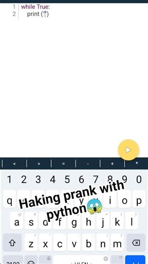 Hacking prank with python coding😱😱 #coding #python #trendingshorts