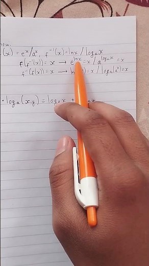 Log Property Proof: Inverse Function 1 #maths #proof