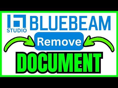 How To REMOVE DOCUMENT From Bluebeam Studio Session (QUICK & EASY) 2026