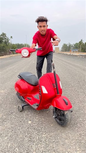 Red Colour Rc Vaspa Scooty Unboxing Testing 😍