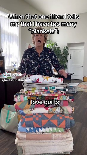 You can never have enough QUILTS! ☺️ #msqc #quilts #quiltersoftiktok #sewinghumor #quilty