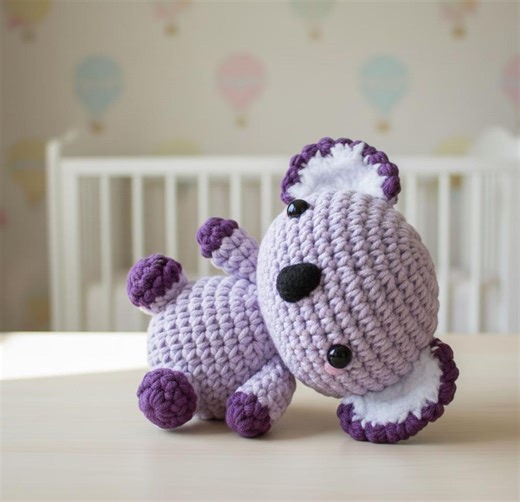 Mini Koala Crochet Pattern, Amigurumi Tiny Bear PDF, DIY Shaggy Ear Koala Tutorial, Pocket Size Animal Plushie Guide, Kawaii Australian Gift - Etsy