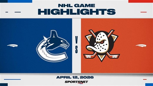 NHL Highlights | Canucks vs. Ducks - April 12, 2026