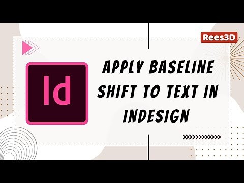 Apply baseline shift to text in InDesign | Rees3D.com