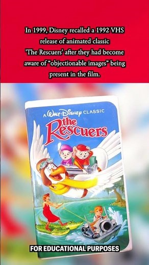 An UNCENSORED Image In A Disney Classic! | Things Disney Wants You To Forget #shorts