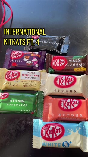 Exploring International KitKats: Japanese Flavors and More!