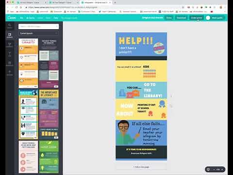 How to print from Canva