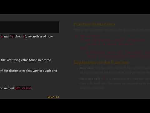 How to Recursively Access Nested Dictionary Values in Python