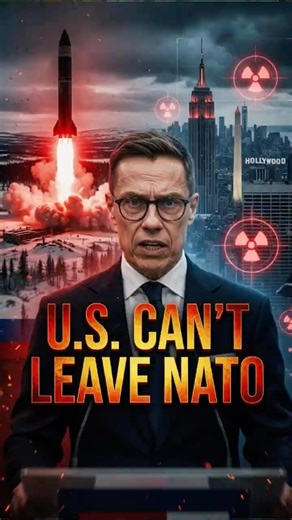 U.S. CAN'T Leave NATO: Finnish President Stubb #NATO #Shorts #RussiaNukes #Finland #Geopolitics