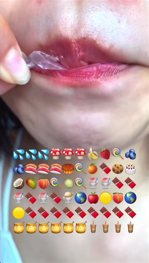 crunchy asmr emoji #amsr #relaxing #emoji #relaxingvideos #amsrsounds