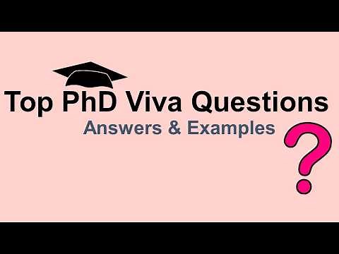 Top PhD Viva Questions with Answers and Examples