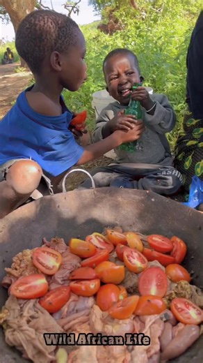 "No No! I Eat First! 😂 African Kid Funny Food Fight | Cute Kids Moment" #kids #shorts #cooking