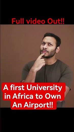 Africa’s First University Airport Is a Game Changer #africa