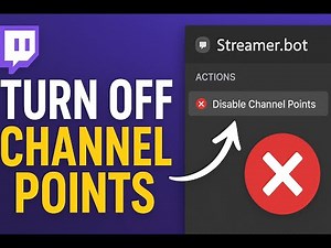 How to Control Twitch Channel Points Instantly (Streamer.bot Tutorial)