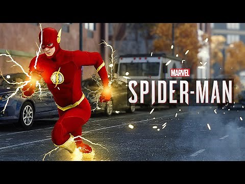 Playing as The Flash in Spider-Man PC! (Mod)