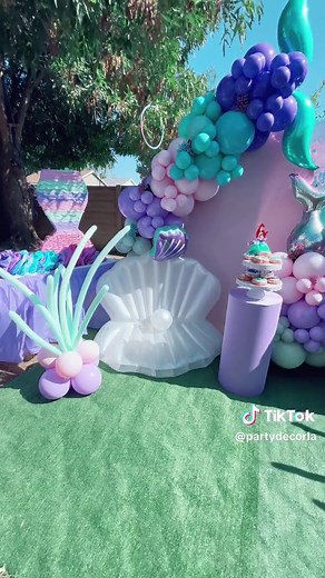 Little Mermaid Birthday Party Setup Ideas