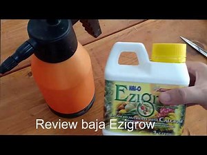[Kebun Rumah] Review cara-cara penggunaan baja Ezigrow 2020
