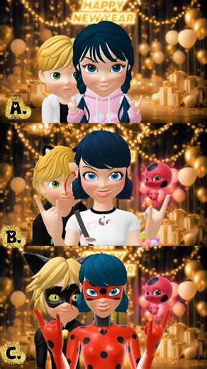 Cute Adrien and Marinette 🎀💞 #adrinette #miraculousladybug #shorts