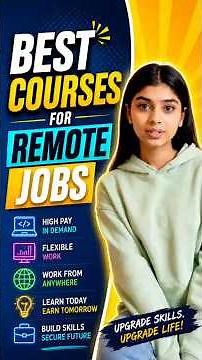 Best Courses for Remote Jobs 💻 Work From Home Careers With High Salary