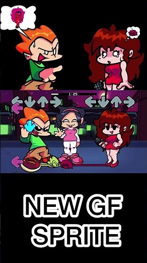 FNF GF New Sprite 2025 // Friday Night Funkin’ NEW WEEK #fnf #fridaynightfunkin #new #fnfmod