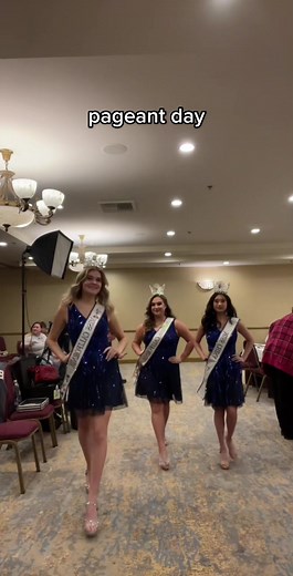 Pageant Day Showcase: Young Women in Fashionable Attire