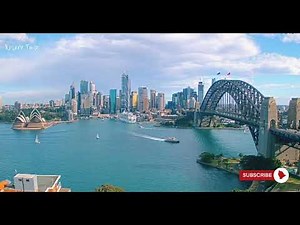 Sydney iconic view - Opera house and Harbour bridge