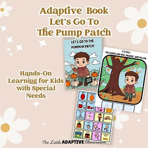 Interactive Fall Adaptive Book: Special Education, Autism AAC (digital Download) - Etsy